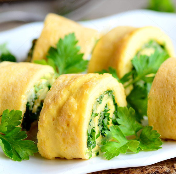 إليكم طريقة تحضير أومليت بالبقدونس لفطور صباحي طيب ولذيذ صورة رقم 2