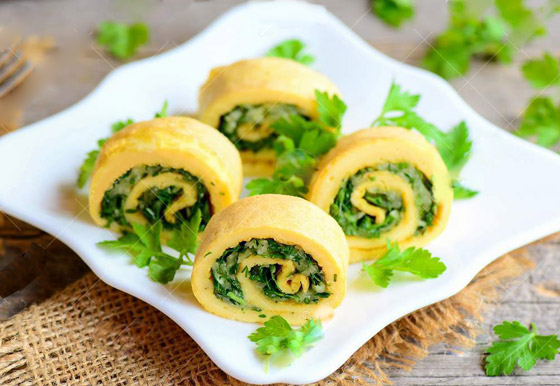 إليكم طريقة تحضير أومليت بالبقدونس لفطور صباحي طيب ولذيذ صورة رقم 5