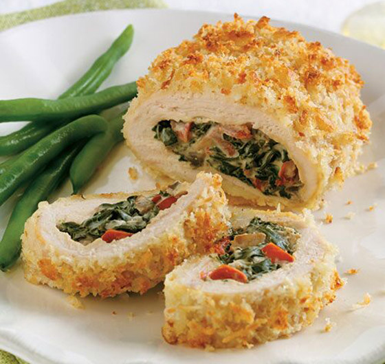 طريقة تحضير رولات الدجاج بالسبانخ والجبن للرجيم بطعم شهي ومميز صورة رقم 13