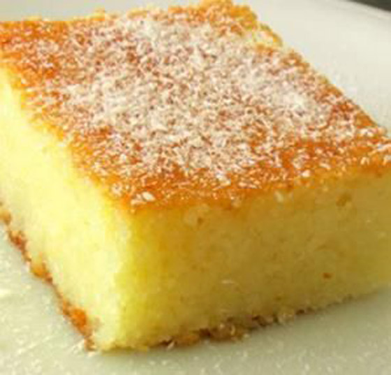 طريقة تحضير كيكة السميد مع جوز الهند صورة رقم 3