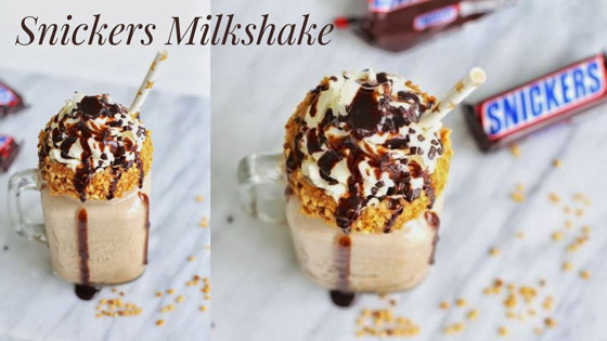 مشروب بارد ولذيذ.. إليكم أسهل طريقة لتحضير ميلك تشيك سنيكرز صورة رقم 2