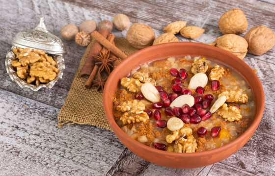 نباتية ومكوناتها مغذية.. إليكم وصفة حلوى عاشوراء الشهية صورة رقم 1