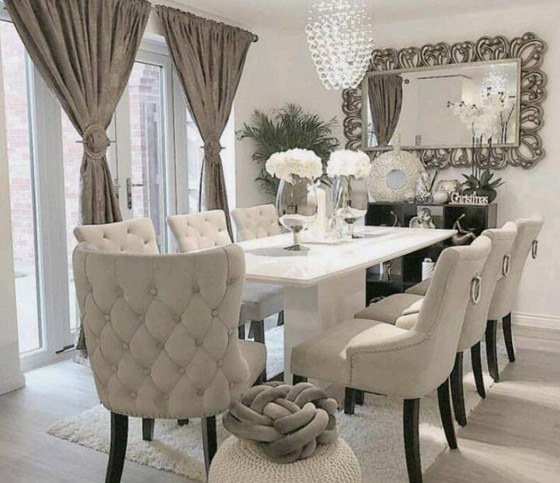 نصائح لديكورات غرف طعام جميلة صورة رقم 4