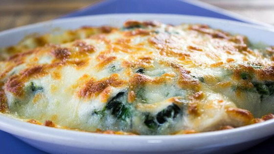 طريقة تحضير باستا السبانخ والأرضي شوكي صورة رقم 1