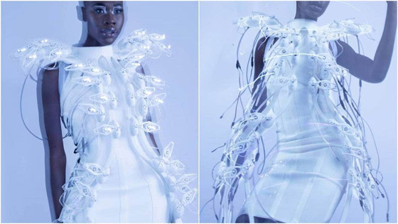 بالفيديو والصور: فستان ذكي يقرأ أفكارك ويعبِّر عنها  صورة رقم 6