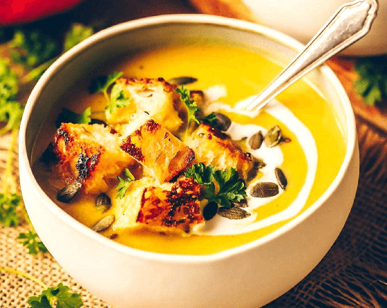 مع انطلاق موسم الشوربة الرسمي.. إليكم وصفة حساء قرع العسل اللذيذة صورة رقم 8 مع انطلاق موسم الشوربة الرسمي.. إليكم وصفة حساء قرع العسل اللذيذة صورة رقم 8