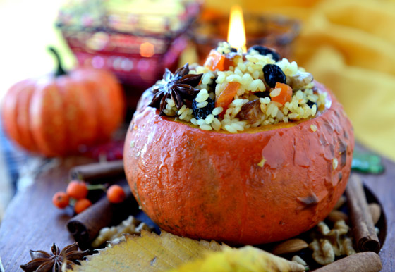 الطبق الأمثل في الهالوين.. إليكم طريقة تحضير الأرز باليقطين أو القرع صورة رقم 3