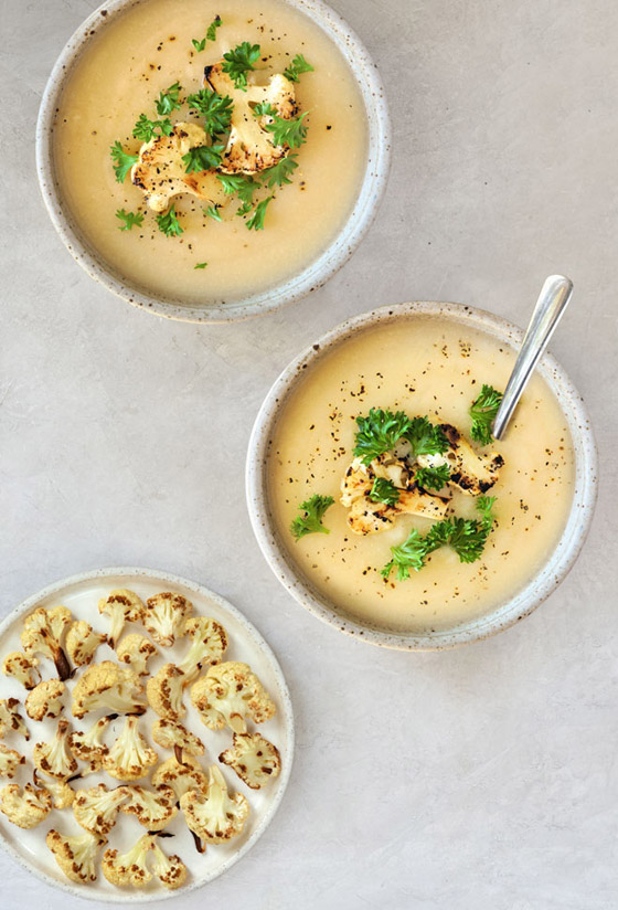 إليكم وصفة شوربة القرنبيط منخفضة الكربوهيدرات لأيام الشتاء الباردة صورة رقم 7