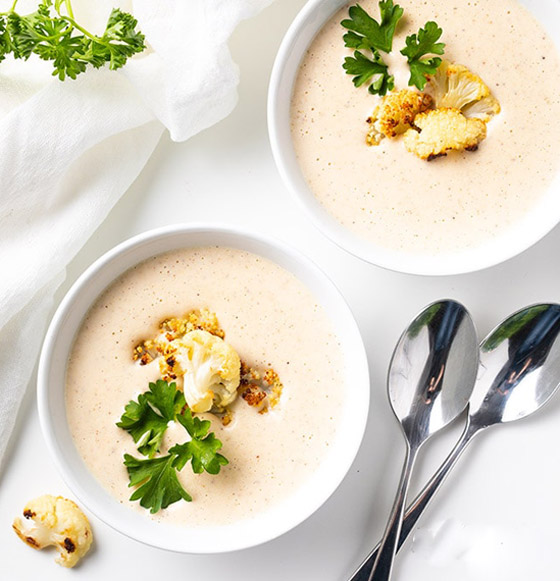 إليكم وصفة شوربة القرنبيط منخفضة الكربوهيدرات لأيام الشتاء الباردة صورة رقم 8