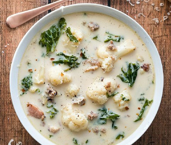 إليكم وصفة شوربة القرنبيط منخفضة الكربوهيدرات لأيام الشتاء الباردة صورة رقم 12