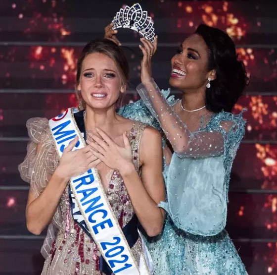 بالصور: تتويج ملكة جمال فرنسا لعام 2021 بحفل استثنائي دون جمهور صورة رقم 1