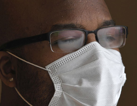 كيف تتخلص من الضباب على النظارات مع قناع الوجه؟ صورة رقم 8 كيف تتخلص من الضباب على النظارات مع قناع الوجه؟ صورة رقم 8