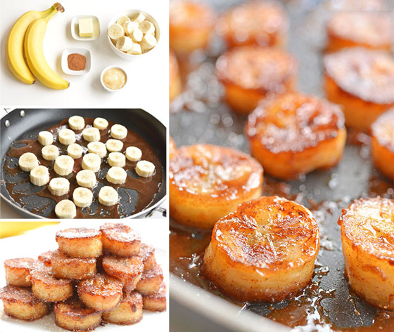 وجبة خفيفة لا تستغرق 10 دقائق.. طريقة عمل الموز المقلي بالعسل والقرفة صورة رقم 7
