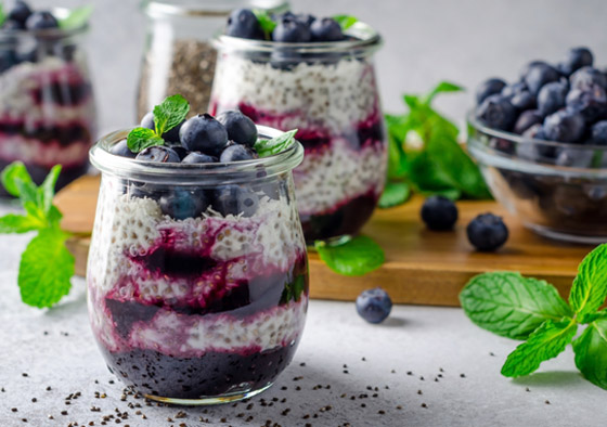 وصفة بودينغ زبدة الفول السوداني وبذور الشيا لوجبة فطور لذيذة وصحية صورة رقم 1