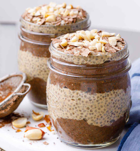 وصفة بودينغ زبدة الفول السوداني وبذور الشيا لوجبة فطور لذيذة وصحية صورة رقم 7