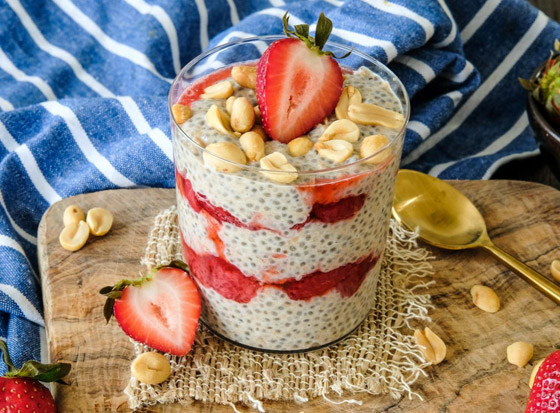 وصفة بودينغ زبدة الفول السوداني وبذور الشيا لوجبة فطور لذيذة وصحية صورة رقم 10