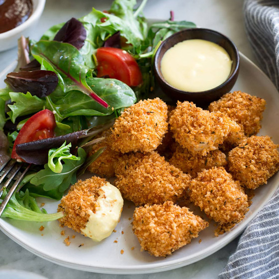 صحية ولذيذة وسريعة.. طريقة تحضير الناغيت في الفرن خلال 20 دقيقة صورة رقم 3 صحية ولذيذة وسريعة.. طريقة تحضير الناغيت في الفرن خلال 20 دقيقة صورة رقم 3