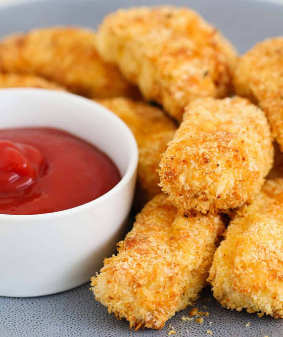 صحية ولذيذة وسريعة.. طريقة تحضير الناغيت في الفرن خلال 20 دقيقة صورة رقم 5 صحية ولذيذة وسريعة.. طريقة تحضير الناغيت في الفرن خلال 20 دقيقة صورة رقم 5