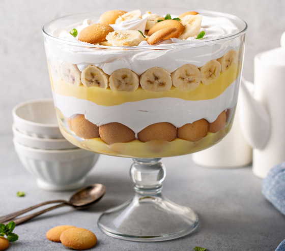 تريدون مكونات صحية؟ إليكم طريقة تحضير بودينغ الموز بالبسكويت صورة رقم 7