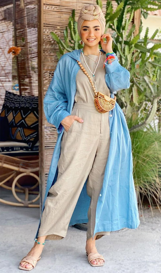 بالصور: إليكم إطلالات محتشمة للمحجبات في رمضان 2021 صورة رقم 4