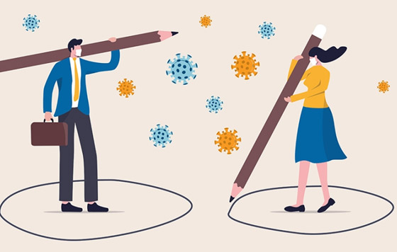 الفيروس ينتقل بالهواء! التشكيك بجدوى التباعد الاجتماعي لمواجهة كورونا صورة رقم 7