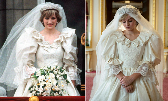 عرض فستان زفاف الأميرة ديانا للجمهور لأول مرة منذ عقود! فيديو وصور صورة رقم 11