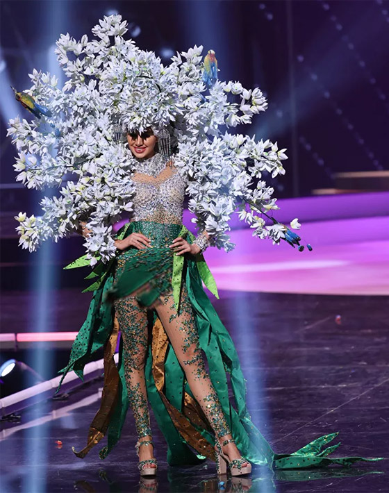 صور: أبهر وأجمل الأزياء الوطنية في مسابقة ملكة جمال الكون 2021 صورة رقم 8