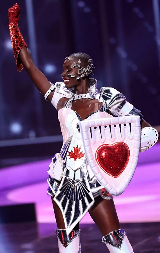 صور: أبهر وأجمل الأزياء الوطنية في مسابقة ملكة جمال الكون 2021 صورة رقم 11