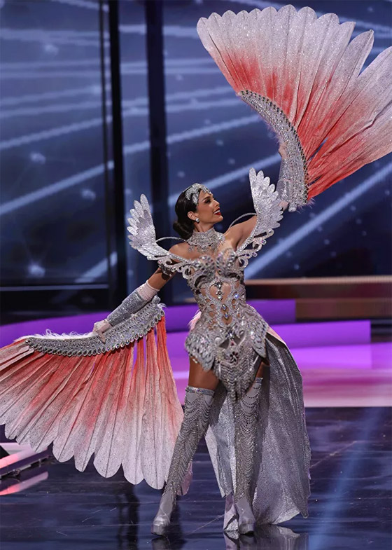 صور: أبهر وأجمل الأزياء الوطنية في مسابقة ملكة جمال الكون 2021 صورة رقم 16