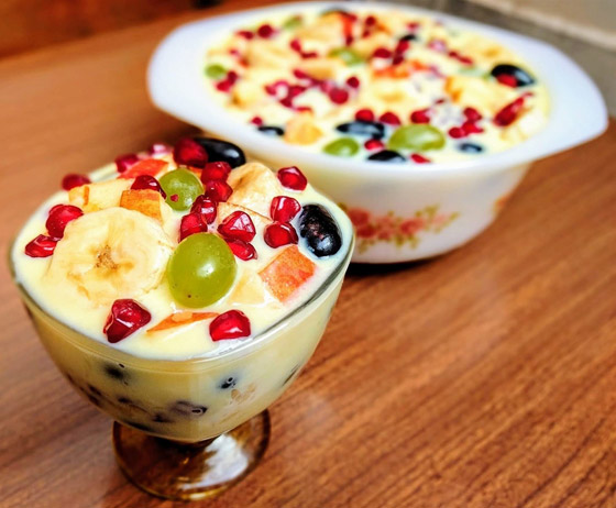 إليكم طريقة تحضير كاسترد بالفواكه والبسكويت المميز واللذيذ صورة رقم 5