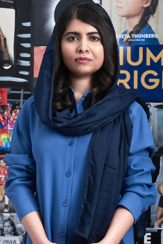 كشف النقاب عن الباكستانية ملالا كأحدث نجمة غلاف لمجلة فوغ البريطانية صورة رقم 8