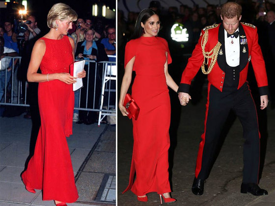9 مرات قلدت ميجان ماركل إطلالات حماتها الأميرة ديانا.. أيهما بدت أجمل؟ صور.. صورة رقم 8