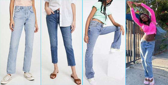 صور موضة بنطلونات الجينز لصيف 2021.. 6 تصميمات عصرية منها الملون والممزق والزيبرا صورة رقم 3