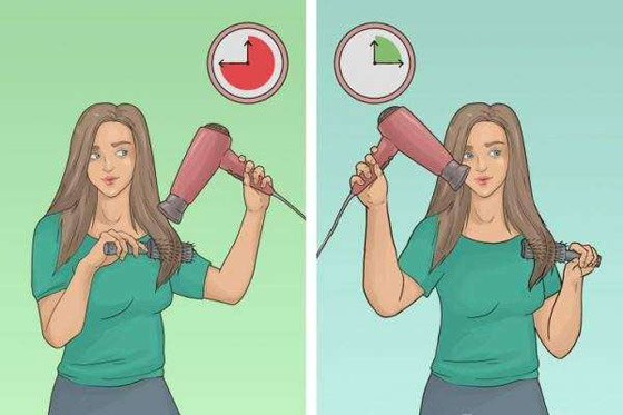 شد الشعر لأسفل.. وأخطاء ترتكبها النساء في تجفيف الشعر صورة رقم 5 شد الشعر لأسفل.. وأخطاء ترتكبها النساء في تجفيف الشعر صورة رقم 5