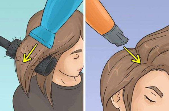 شد الشعر لأسفل.. وأخطاء ترتكبها النساء في تجفيف الشعر صورة رقم 2 شد الشعر لأسفل.. وأخطاء ترتكبها النساء في تجفيف الشعر صورة رقم 2