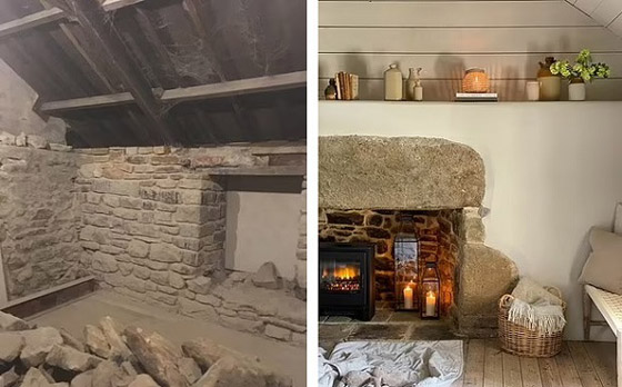 يمضيان 5 سنوات في تحويل كوخ أثري إلى منزل عصري صورة رقم 3