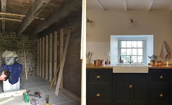 يمضيان 5 سنوات في تحويل كوخ أثري إلى منزل عصري صورة رقم 4