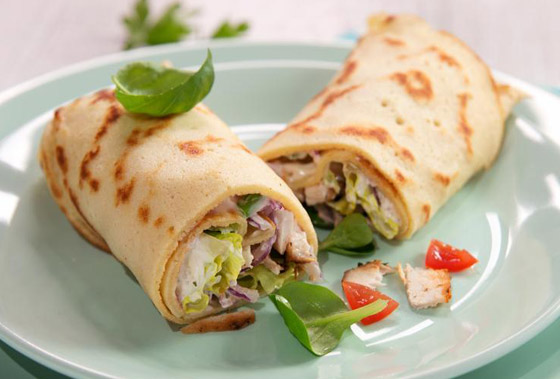 إليكم طريقة تحضير رولات التورتيلا مع التيركي الخفيف للرجيم صورة رقم 4