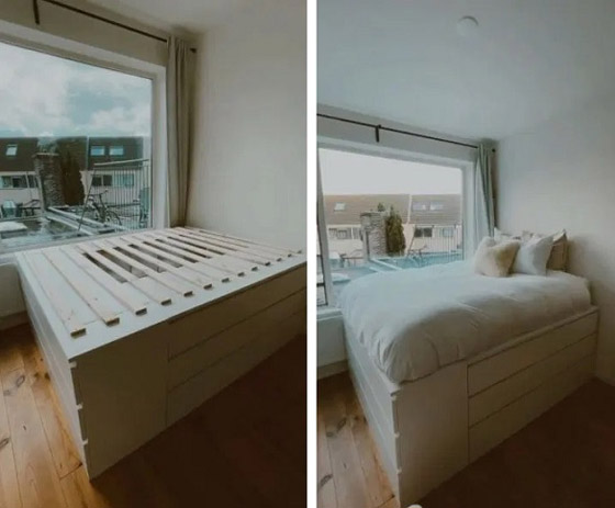 تصمم سريراً من أدراج آيكيا صورة رقم 2