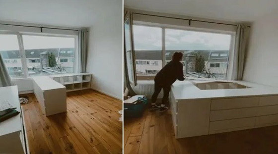 تصمم سريراً من أدراج آيكيا صورة رقم 1