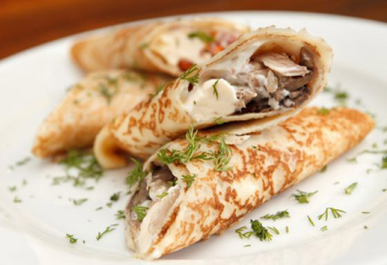 إليكم طريقة تحضير كريب بالدجاج والجبن الشهي صورة رقم 2