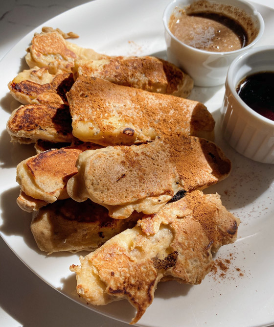 إليكم وصفة مميزة لتحضير بان كيك الموز والشوكولاتة اللذيذ والصحي صورة رقم 5