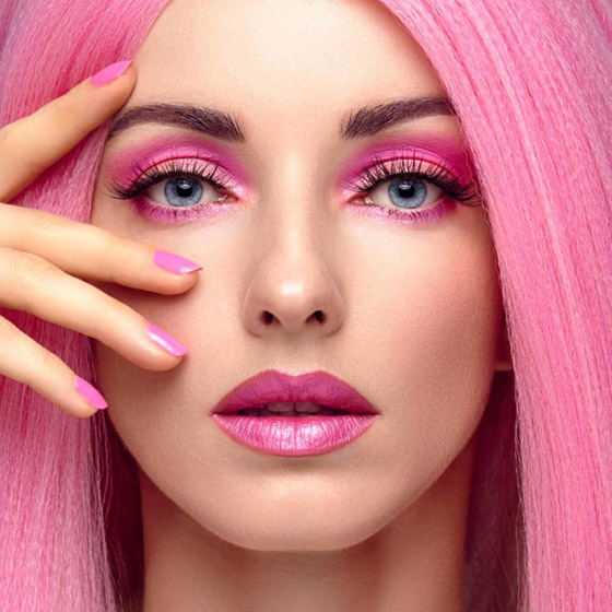 مكياج زهري لدعم مرضى سرطان الثدي في شهر أكتوبر الوردي صورة رقم 7