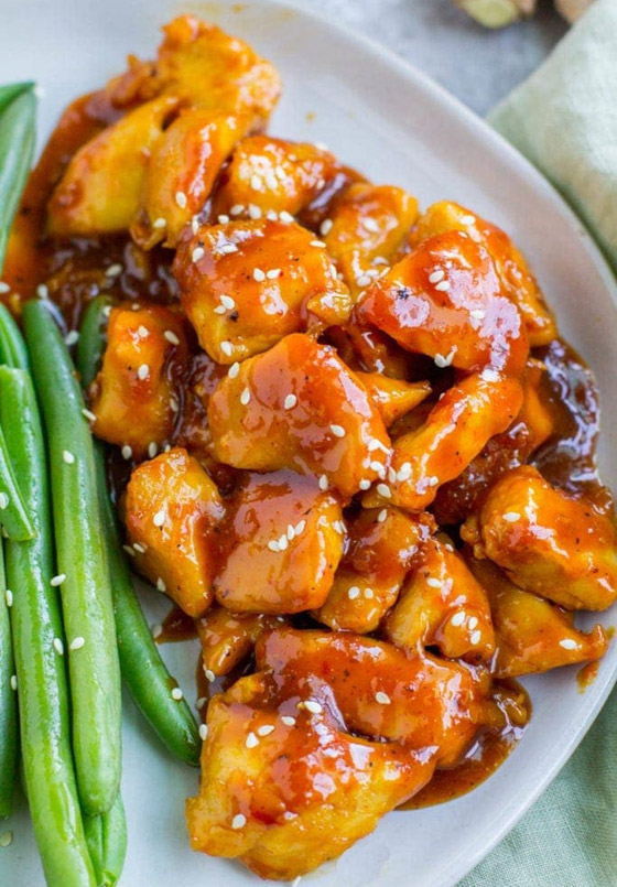 إليكم طريقة تحضير دجاج صيني بالبرتقال صحي وشهي للرجيم صورة رقم 11