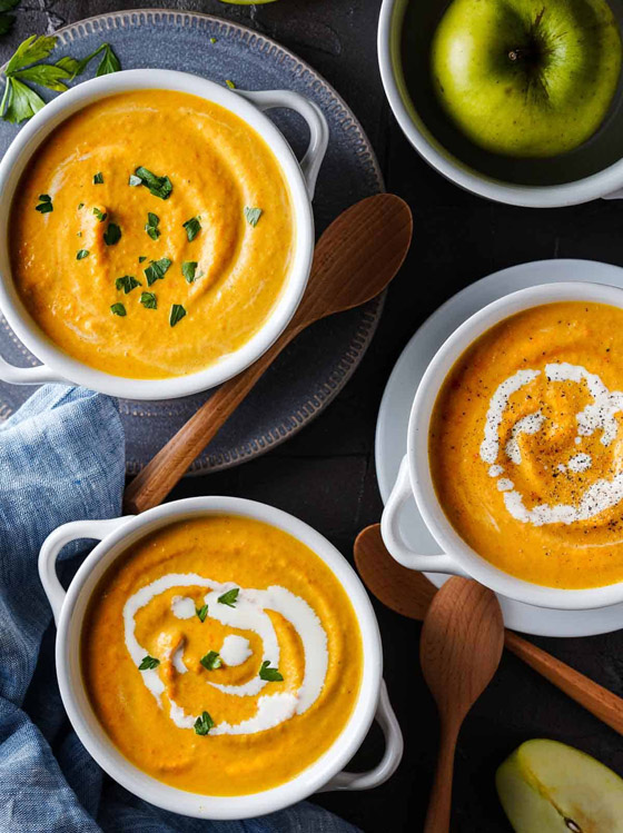 إليكم طريقة تحضير شوربة القرع بالتفاح الطيبة لمحاربة سرطان الثدي صورة رقم 5