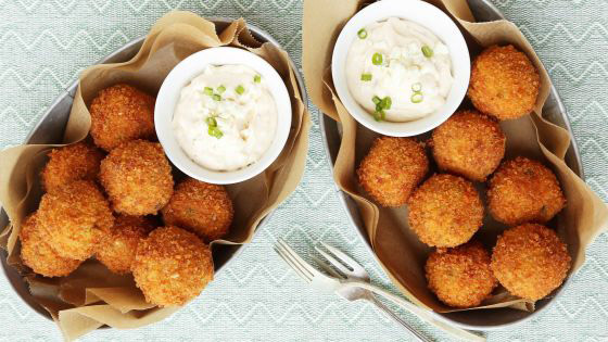 إليكم وصفة كرات الدجاج مع صلصة الجبنة الزرقاء الأطيب على الغداء صورة رقم 3