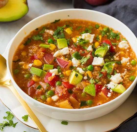 إليكم طريقة تحضير شوربة الكينوا بالخضار الصحية والشهية صورة رقم 7