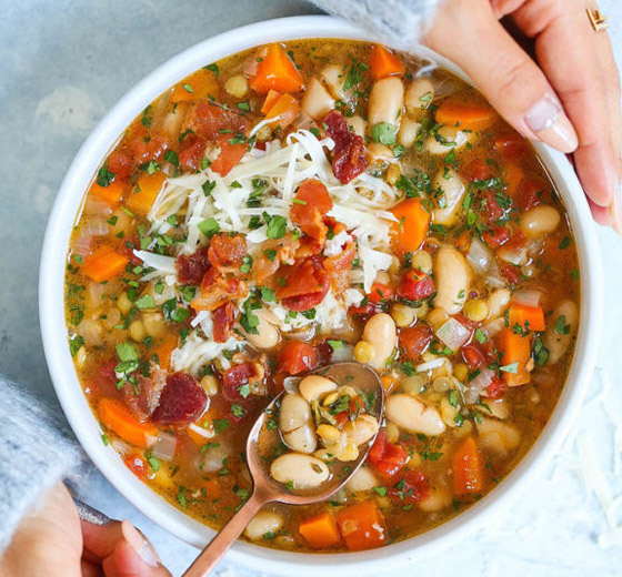 إليكم طريقة تحضير شوربة الكينوا بالخضار الصحية والشهية صورة رقم 8