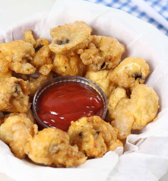 طريقة تحضير مقبلات عيش الغراب المقلي 