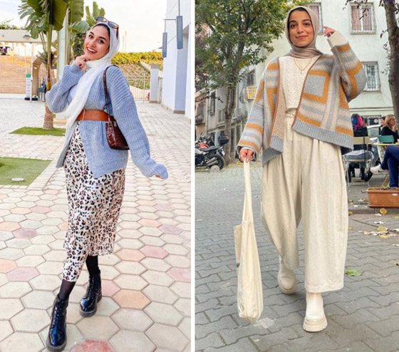 بالصور: إليكم صيحات موضة تناسب المحجبات في شتاء 2022 صورة رقم 5